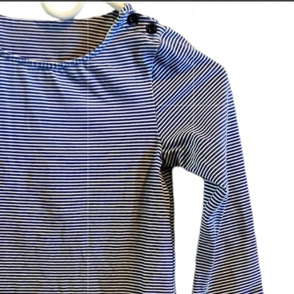 VINEYARD VINES EUC GIRLS BLUE WHITE STRIPE DRESS SUMMER DRESSES SIZE M 10 12 - Picture 3 of 6